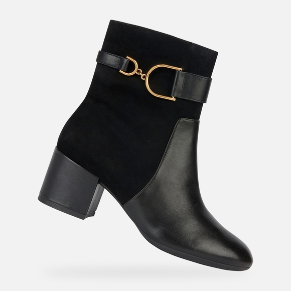 Geox Eleana medium heel ankle boot size EU 38.5 US 8.5 - Picture 3 of 11